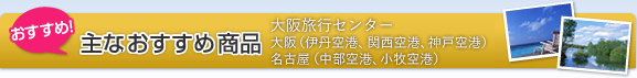 大阪旅行センター(伊丹空港・関西空港・神戸空港発)